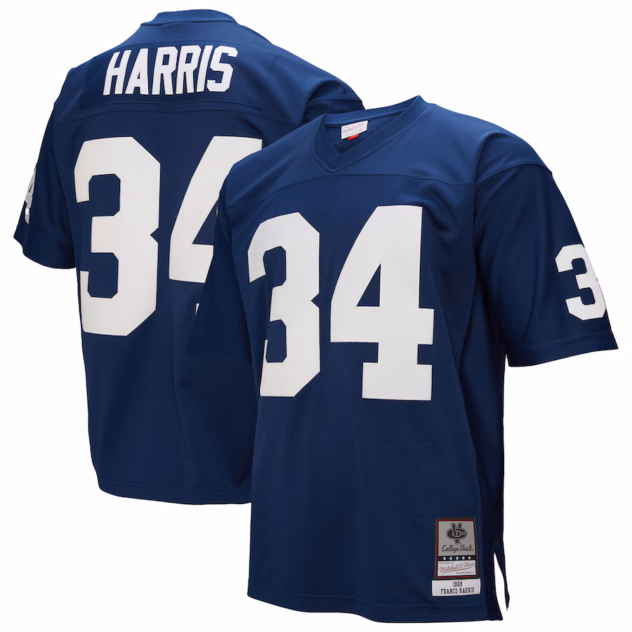 Men's Franco Harris Navy Penn State Nittany Lions 1969 Throwback Jersey - Jersey