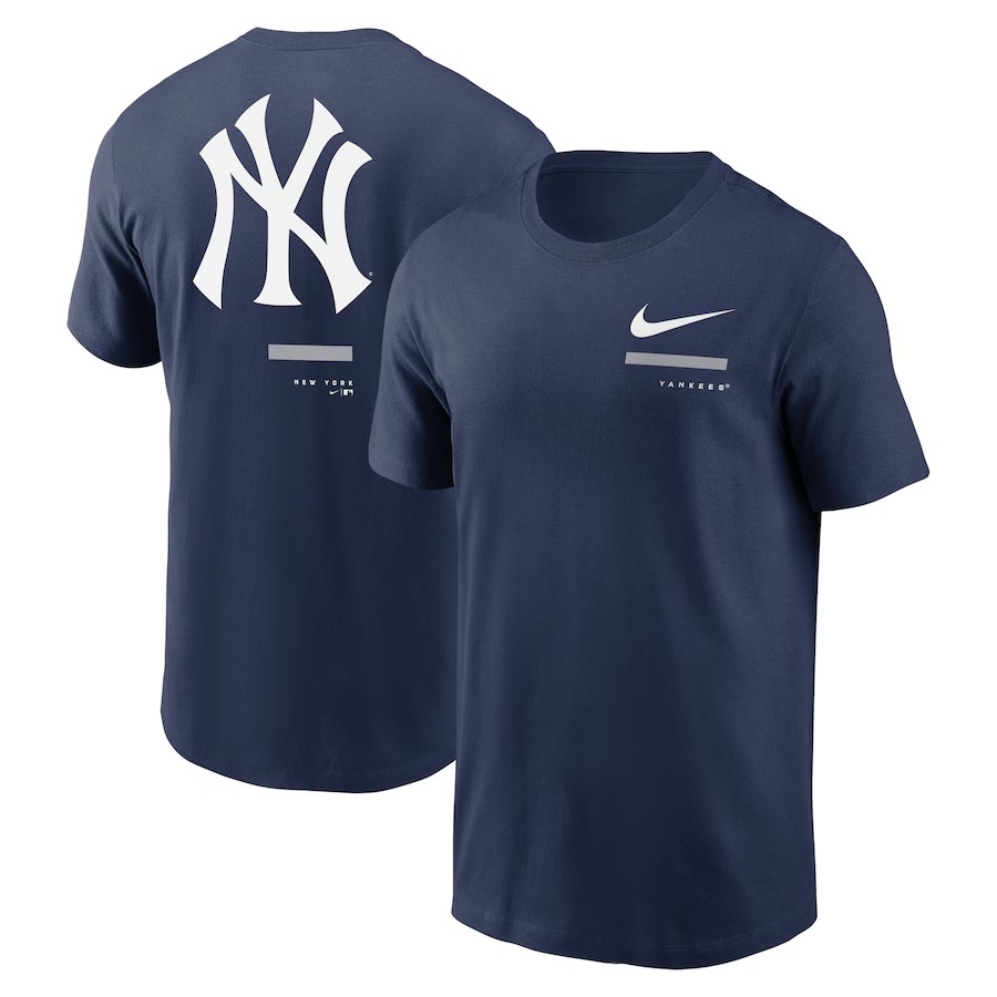Men's New York Yankees Nike Navy Over the Shoulder T-Shirt - Jersey