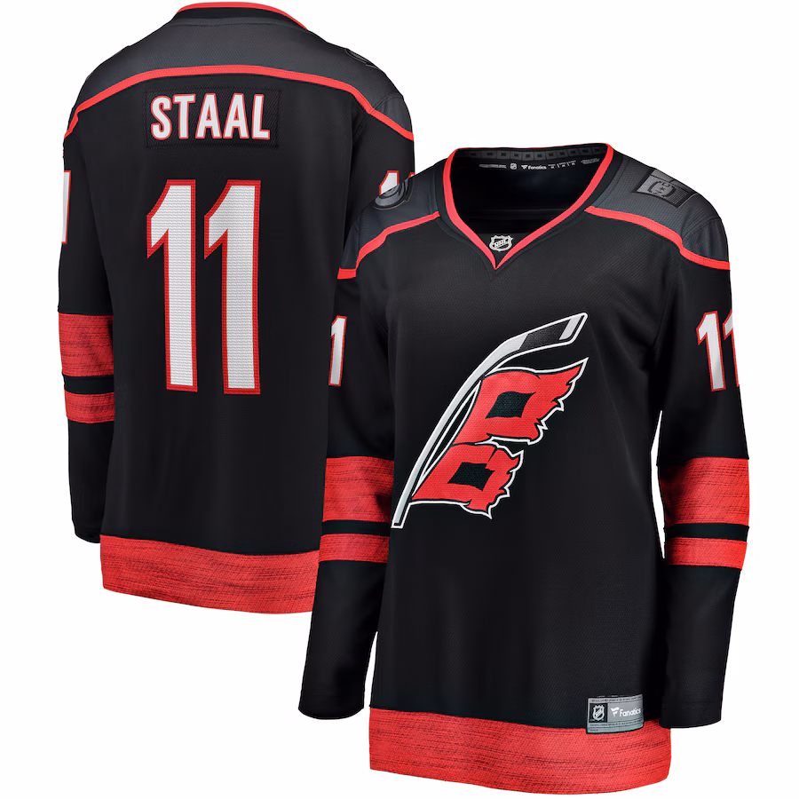 Women's Carolina Hurricanes Jordan Staal Fanatics Black Breakaway Alternate Player Jersey - Jersey
