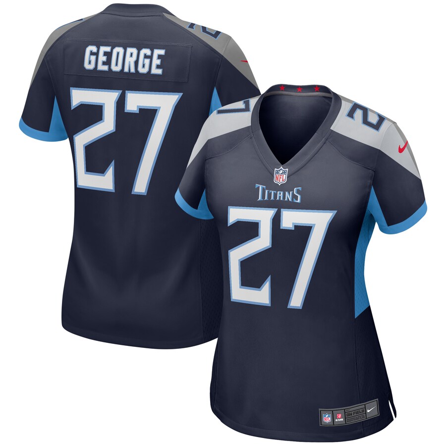 Women's Tennessee Titans Eddie George Nike Navy Game Retired Player Jersey - Jersey