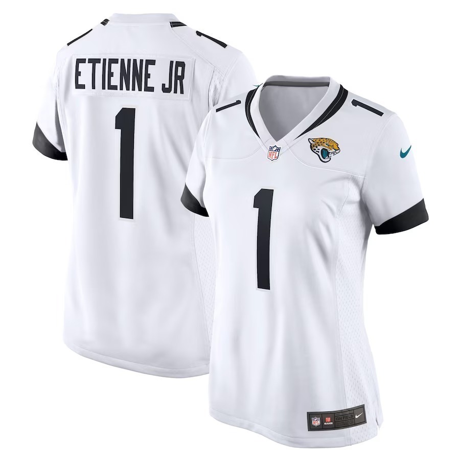 Women's Jacksonville Jaguars Travis Jr. Etienne Nike White Game Player Jersey - Jersey
