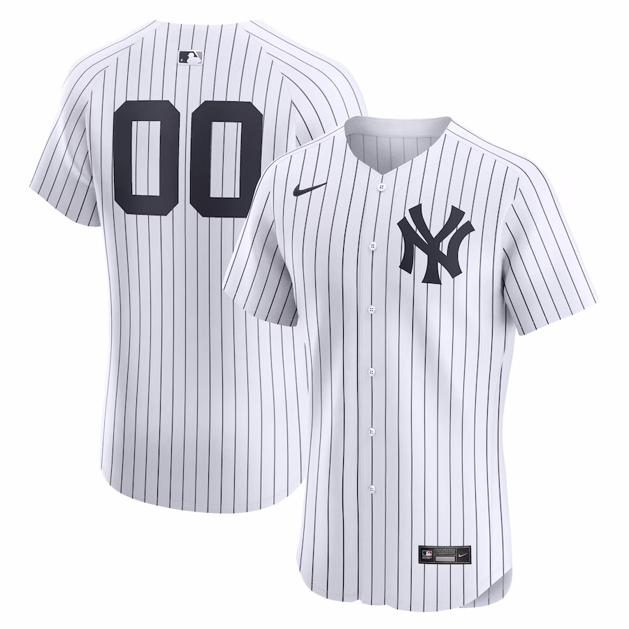 Men's New York Yankees Nike White Home Elite Pick-A-Player Retired Roster Jersey - Jersey