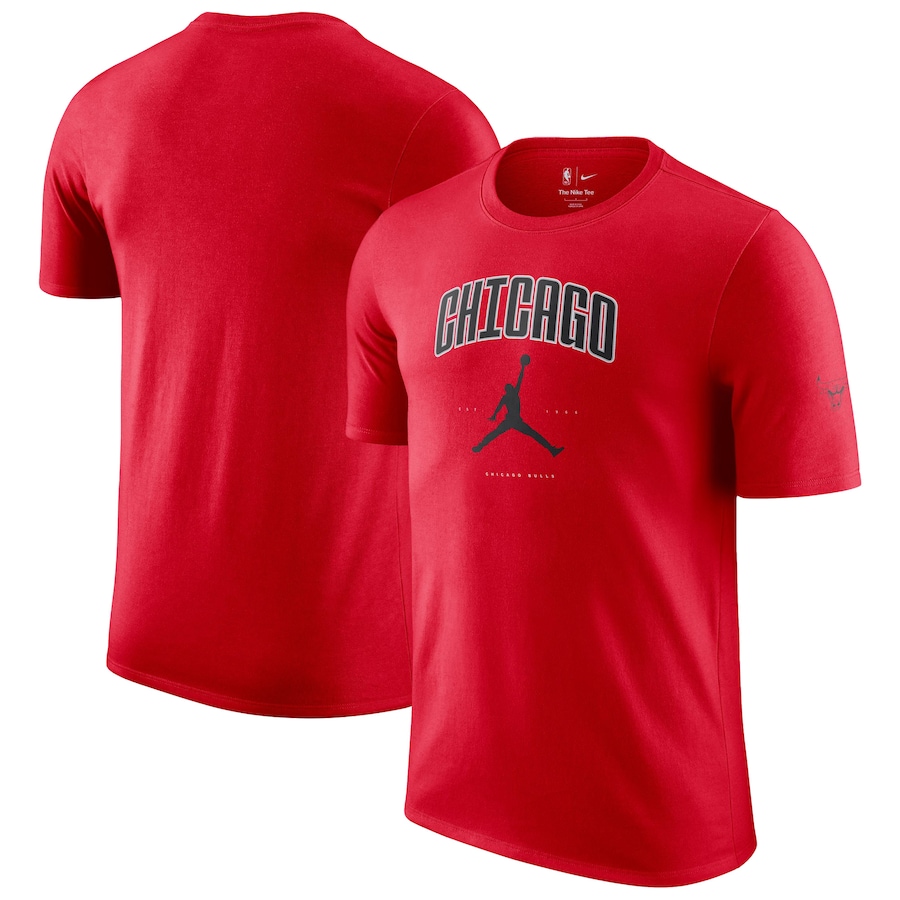 Unisex Chicago Bulls Jordan Brand Red Essential Cities T-Shirt - Jersey