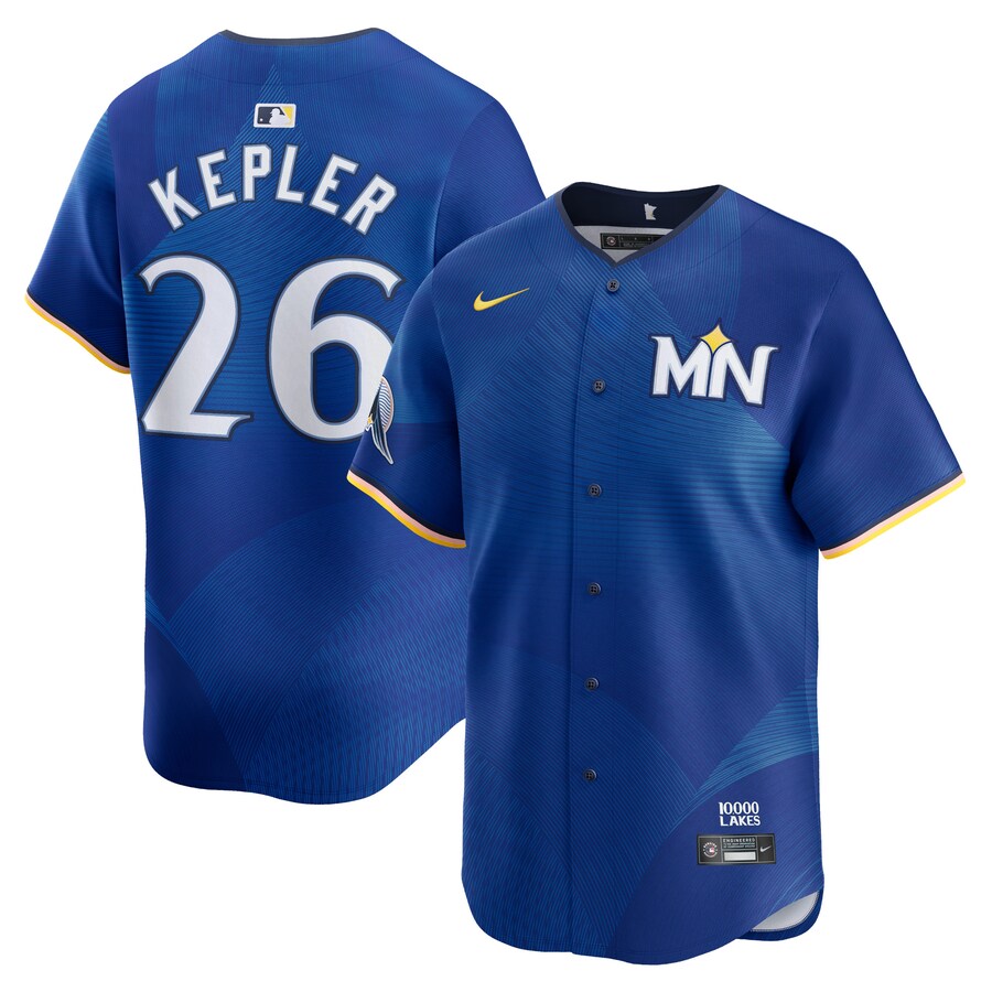 Men's Minnesota Twins Max Kepler Nike Royal 2024 City Connect Limited Jersey - Jersey