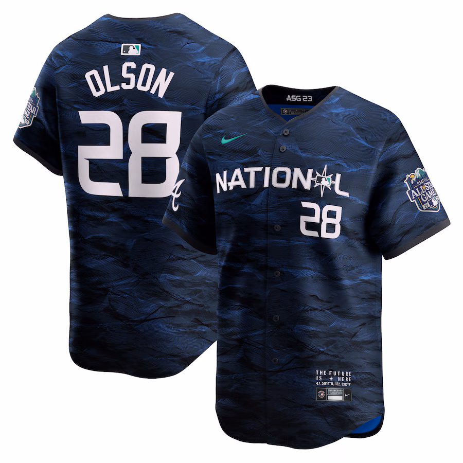 Men's National League Matt Olson Nike Royal 2023 MLB All-Star Game Limited Player Jersey - Jersey