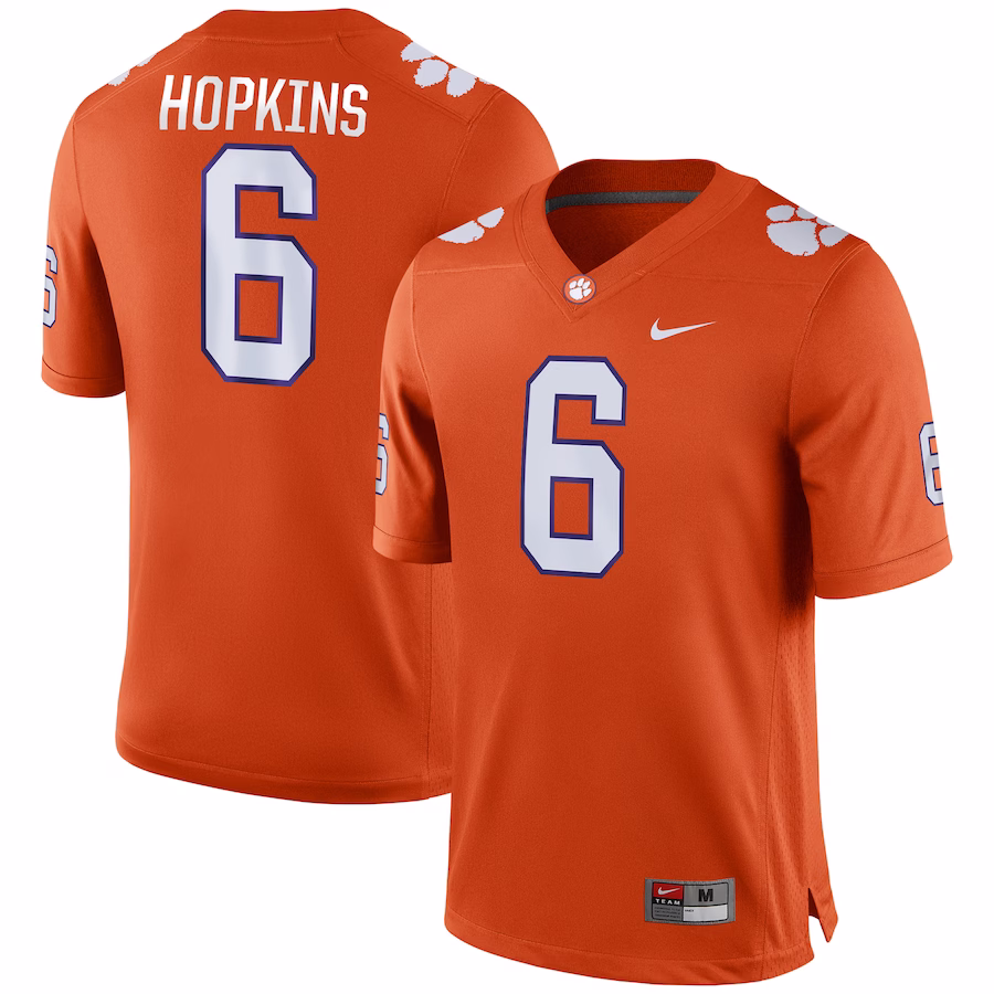 DeAndre Hopkins Clemson Tigers Nike Game Jersey - Orange - Jersey