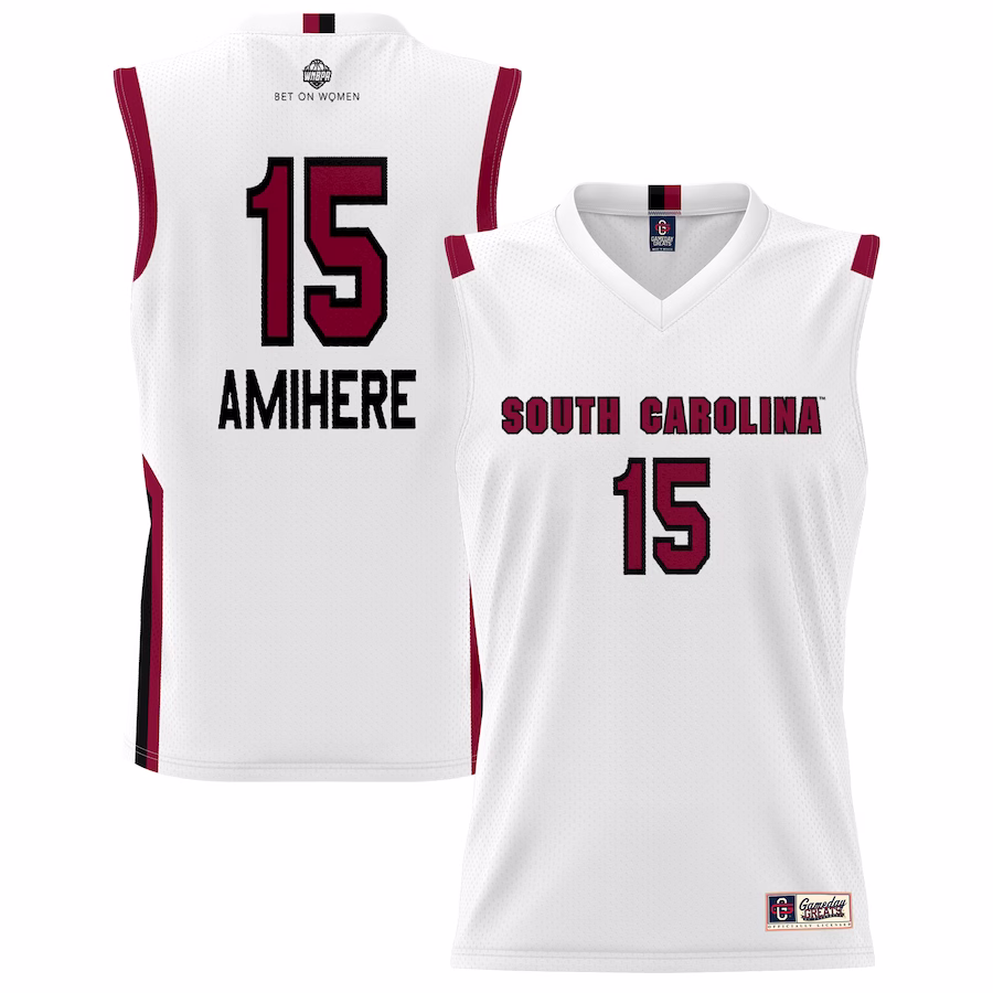 Laeticia Amihere South Carolina Gamecocks GameDay Greats Youth Lightweight Basketball Alumni Jersey - White - Jersey