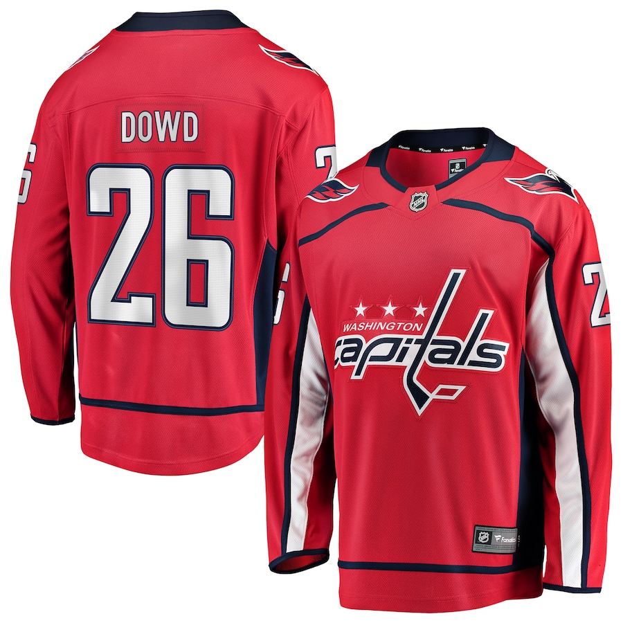 Men's Washington Capitals Nic Dowd Fanatics Red Home Breakaway Player Jersey - Jersey