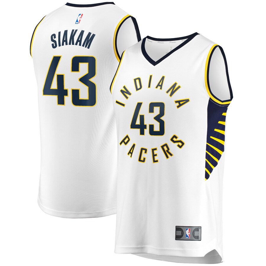 Youth Indiana Pacers Pascal Siakam Fanatics White Fast Break Player Jersey - Association Edition - Jersey