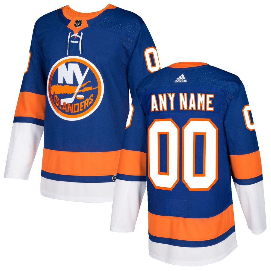 Men's New York Islanders adidas Royal Authentic Custom Jersey - Jersey