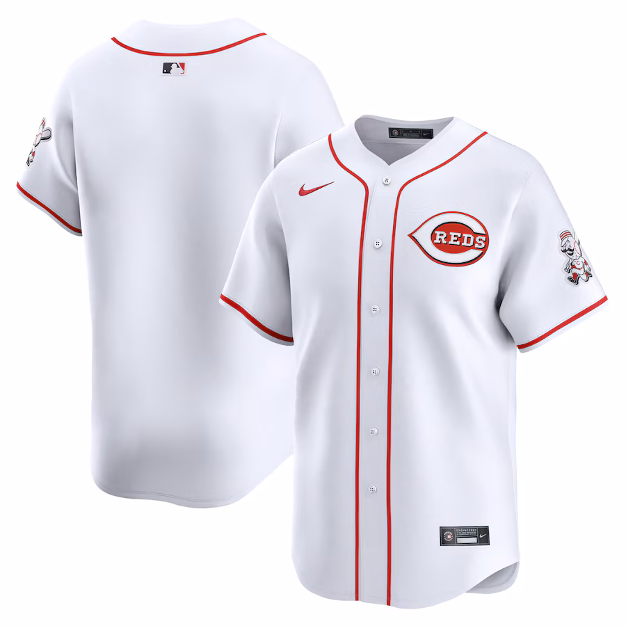 Men's Cincinnati Reds Nike White Home Limited Jersey - Jersey