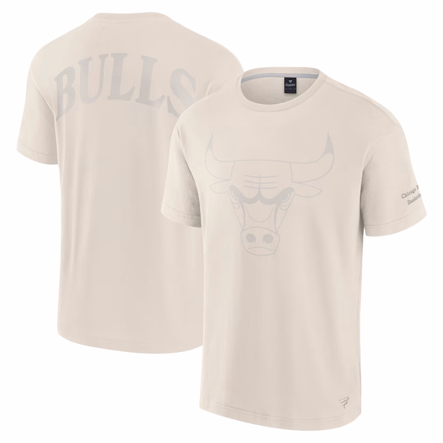 Men's Chicago Bulls Fanatics Cream Elements Iconic T-Shirt - Jersey