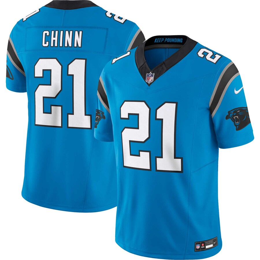 Men's Carolina Panthers Jeremy Chinn Nike Blue Vapor F.U.S.E. Limited Jersey - Jersey