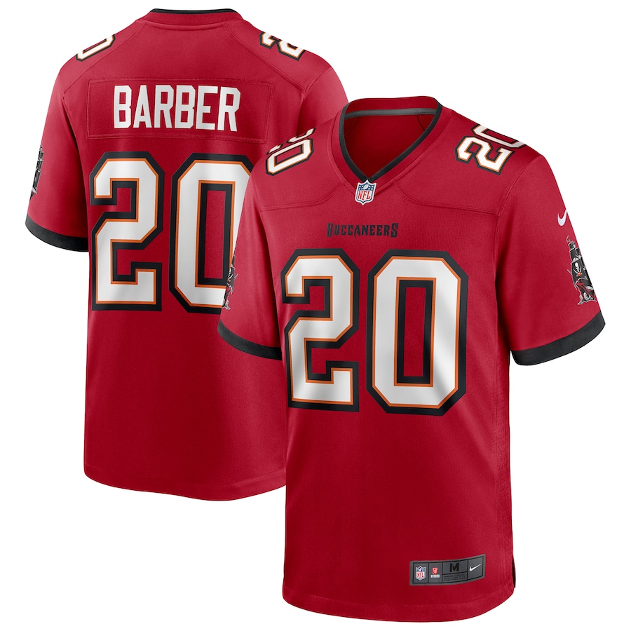 Men's Tampa Bay Buccaneers Ronde Barber Nike Red Game Retired Player Jersey - Jersey