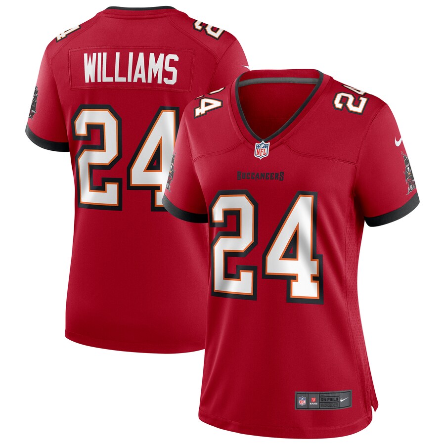 Women's Tampa Bay Buccaneers Cadillac Williams Nike Red Game Retired Player Jersey - Jersey