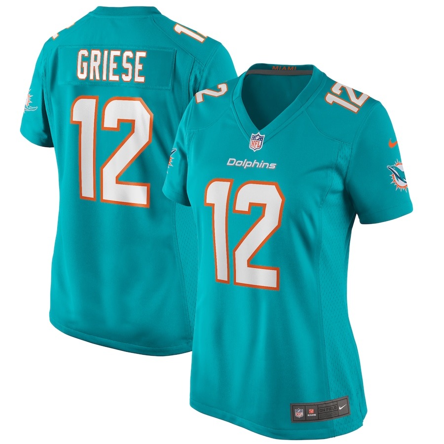 Women's Miami Dolphins Bob Griese Nike Aqua Game Retired Player Jersey - Jersey
