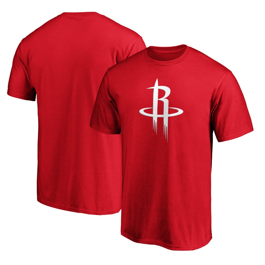 Men's Houston Rockets Red Logo T-Shirt - Jersey