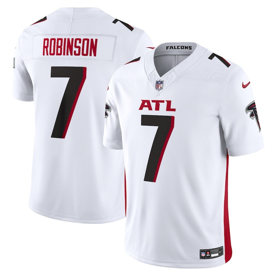 Men's Atlanta Falcons Bijan Robinson Nike White  Vapor F.U.S.E. Limited Jersey - Jersey