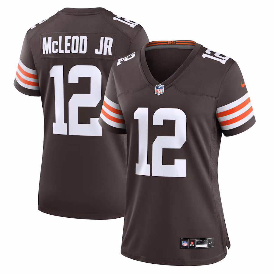 Women's Cleveland Browns Rodney McLeod Jr Nike Brown Game Jersey - Jersey