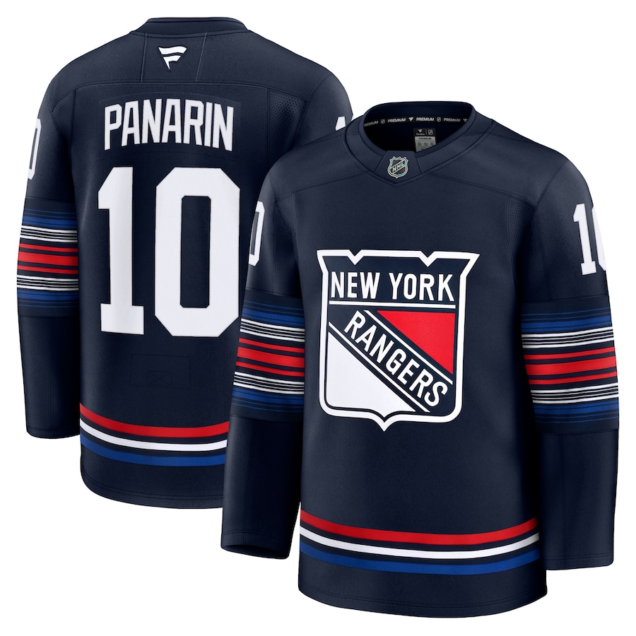 Men's New York Rangers Artemi Panarin Fanatics Navy Alternate Premium Jersey - Jersey