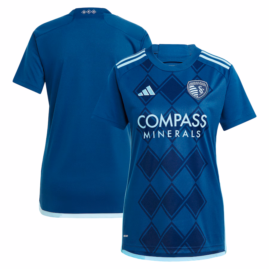 Women's Sporting Kansas City  adidas Navy 2024 Diamonds Our Forever Replica Jersey - Jersey