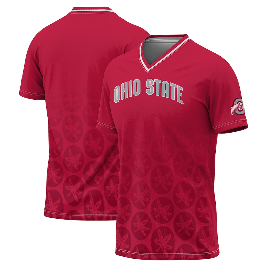 Unisex GameDay Greats Scarlet Ohio State Buckeyes Lightweight Soccer Fashion Jersey - Jersey