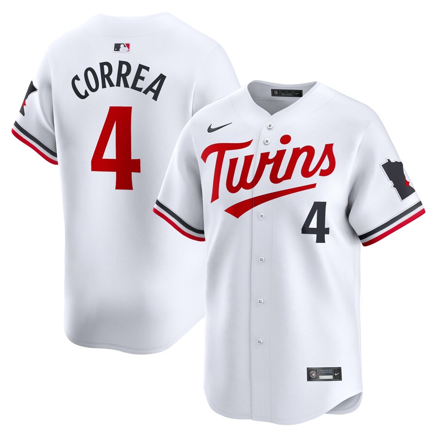 Youth Minnesota Twins Carlos Correa Nike White Home Limited Player Jersey - Jersey