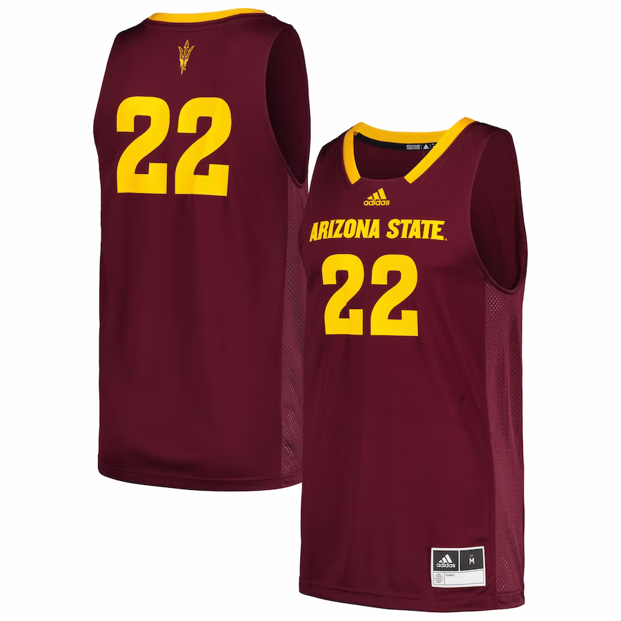 #22 Arizona State Sun Devils adidas Swingman Jersey - Maroon - Jersey