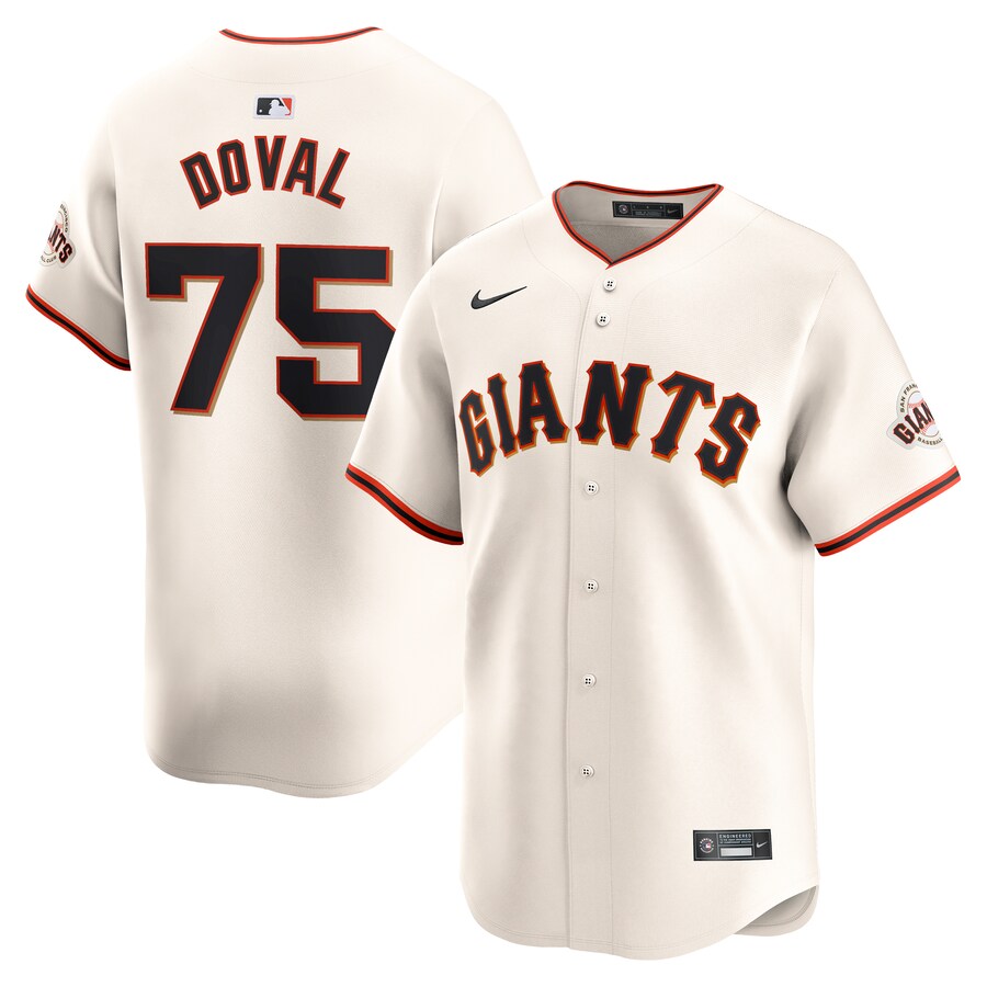 Men's San Francisco Giants Camilo Doval Nike Cream Home Limited Player Jersey - Jersey