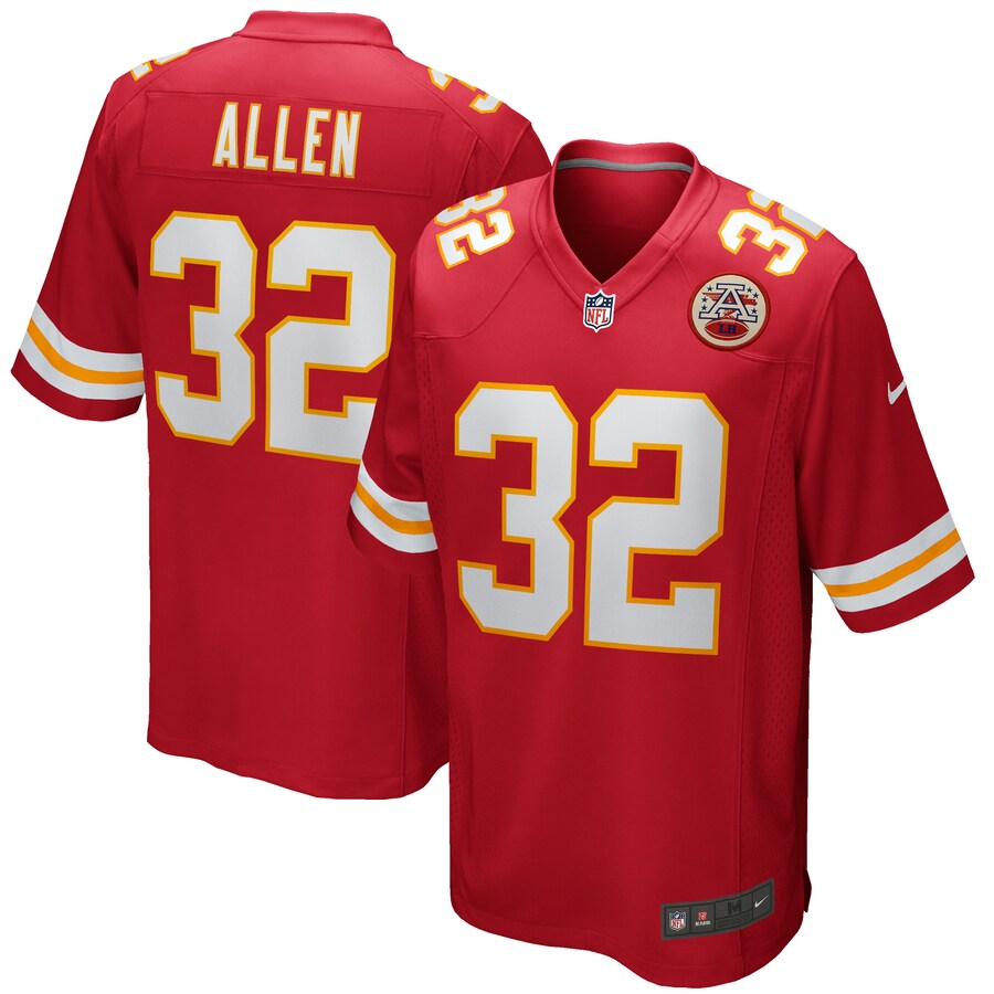 Men's Kansas City Chiefs Marcus Allen Nike Red Game Retired Player Jersey - Jersey