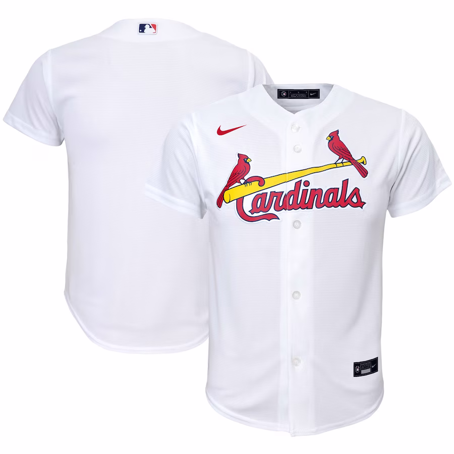 Youth St. Louis Cardinals Nike White Home Replica Team Jersey - Jersey