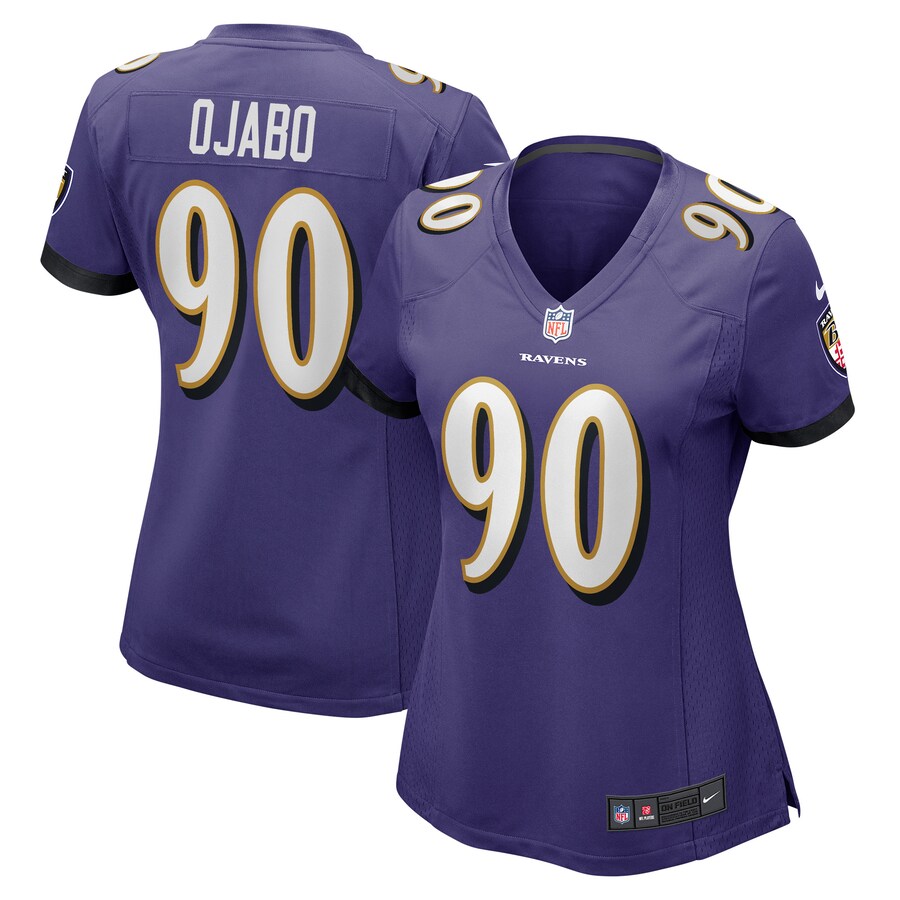 Women's Baltimore Ravens David Ojabo Nike Purple Game Player Jersey - Jersey