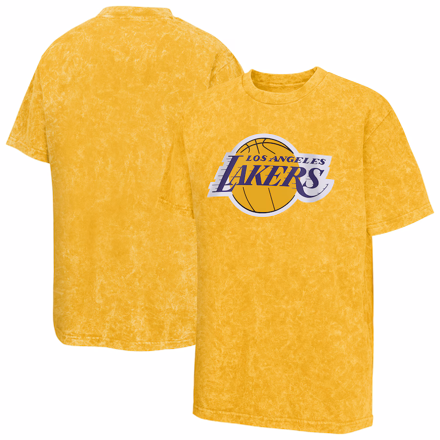 Youth Los Angeles Lakers  Gold Rugged Defense T-Shirt - Jersey