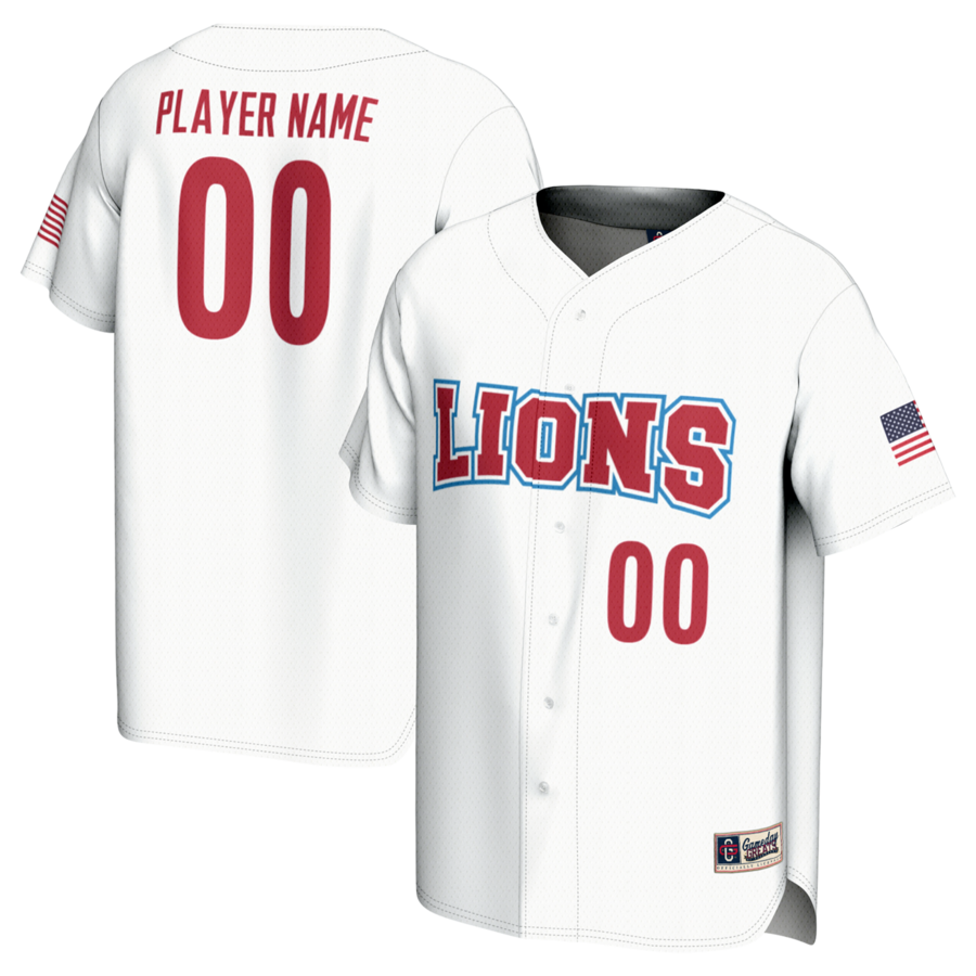 Loyola Marymount Lions GameDay Greats Youth NIL Pick-A-Player Lightweight Baseball Jersey - White - Jersey