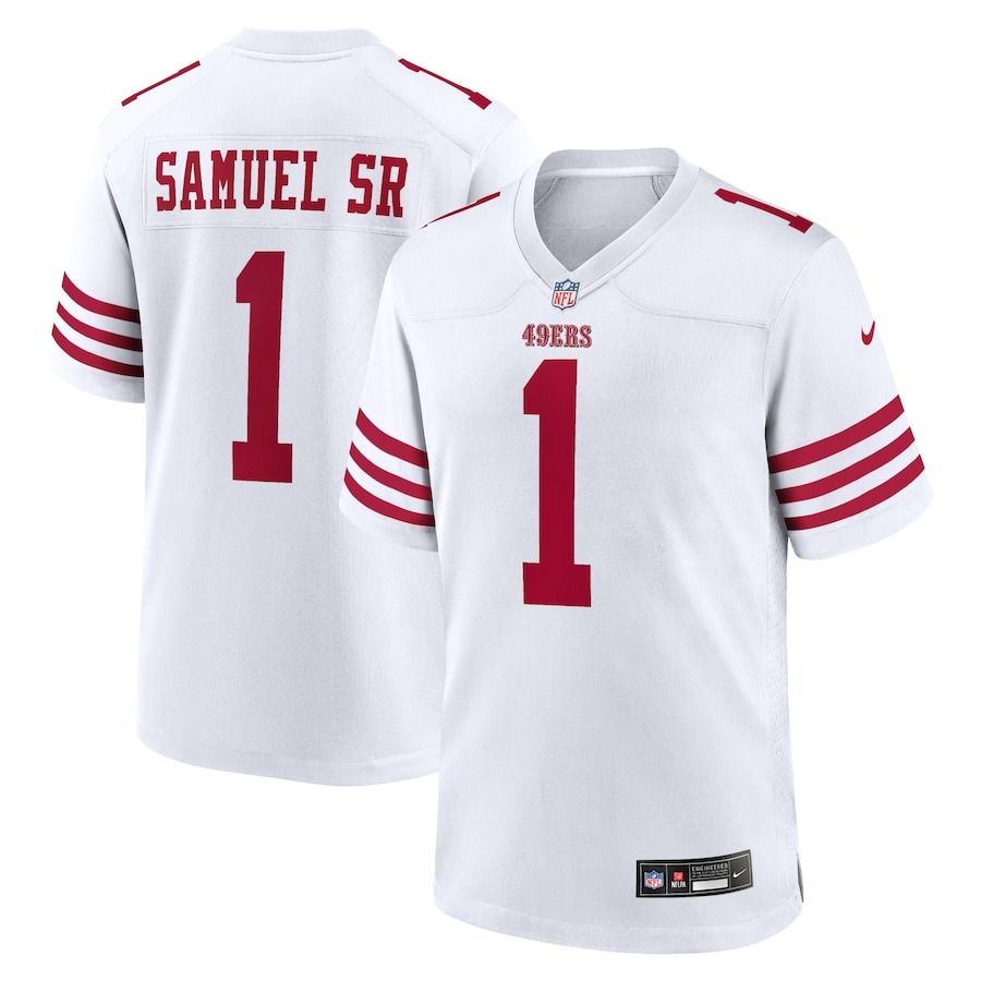Men's San Francisco 49ers Deebo Samuel Sr Nike White Men's Nike Game Jersey - Jersey