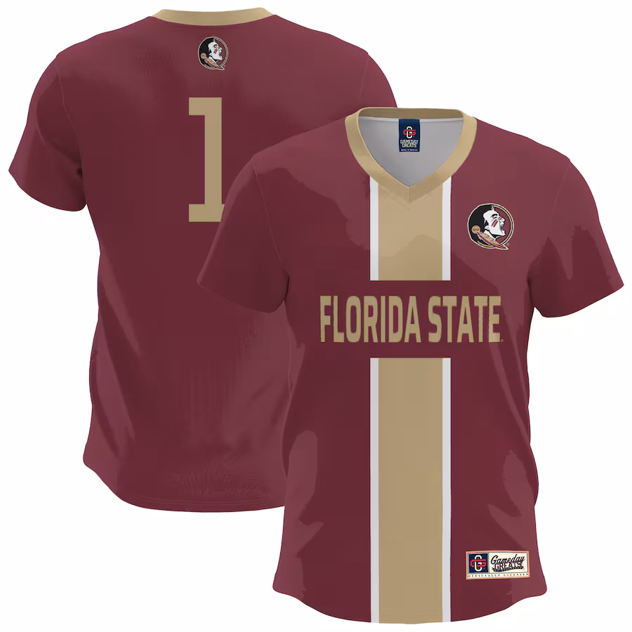 Youth GameDay Greats  Garnet Florida State Seminoles Lightweight Soccer Fashion Jersey - Jersey