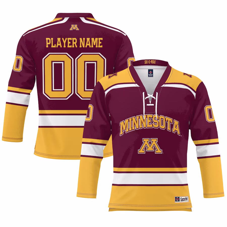 Minnesota Golden Gophers GameDay Greats Youth NIL Pick-A-Player Women's Hockey Jersey - Maroon - Jersey