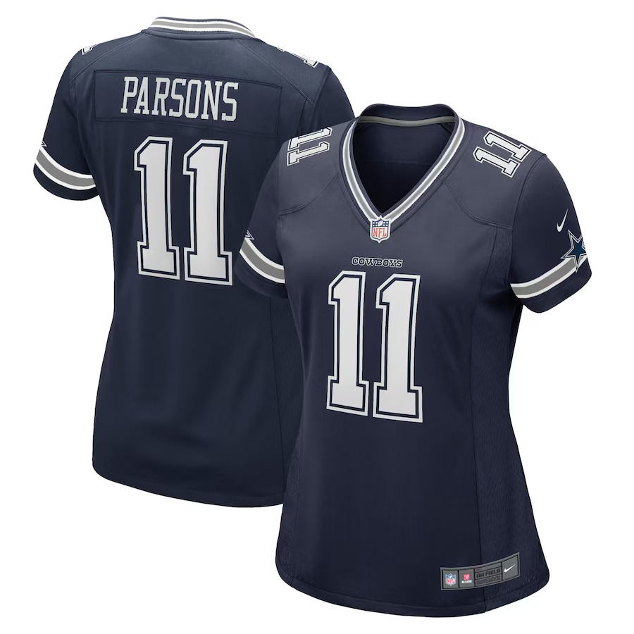Women's Dallas Cowboys Micah Parsons Nike Navy Game Jersey - Jersey