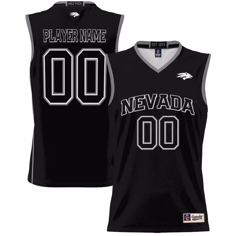 Nevada Wolf Pack GameDay Greats Youth NIL Pick-A-Player Lightweight Basketball Jersey - Black - Jersey