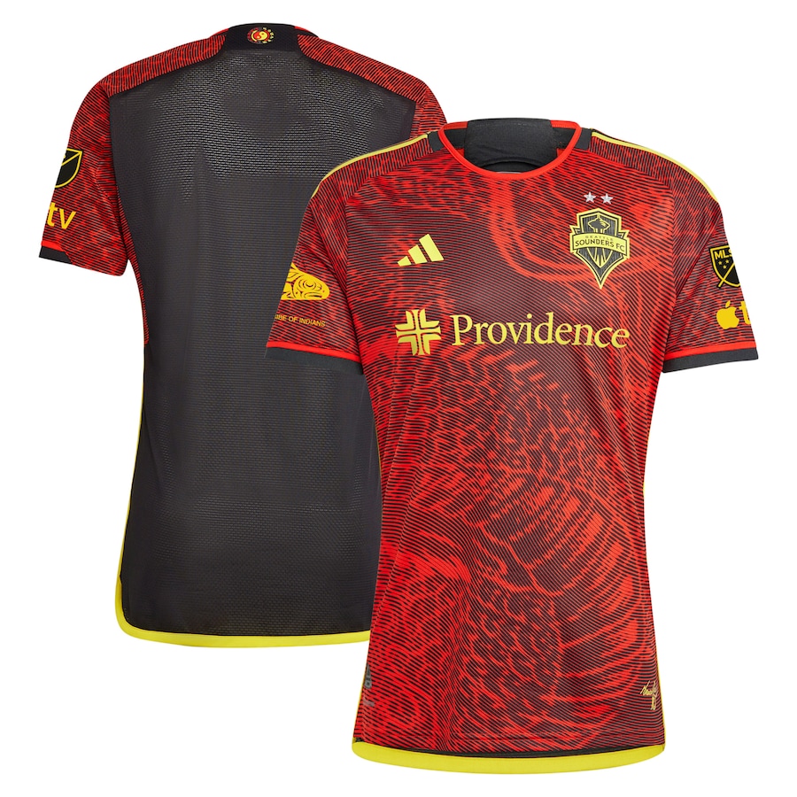 Men's Seattle Sounders FC adidas Red 2023 The Bruce Lee Kit Authentic Jersey - Jersey