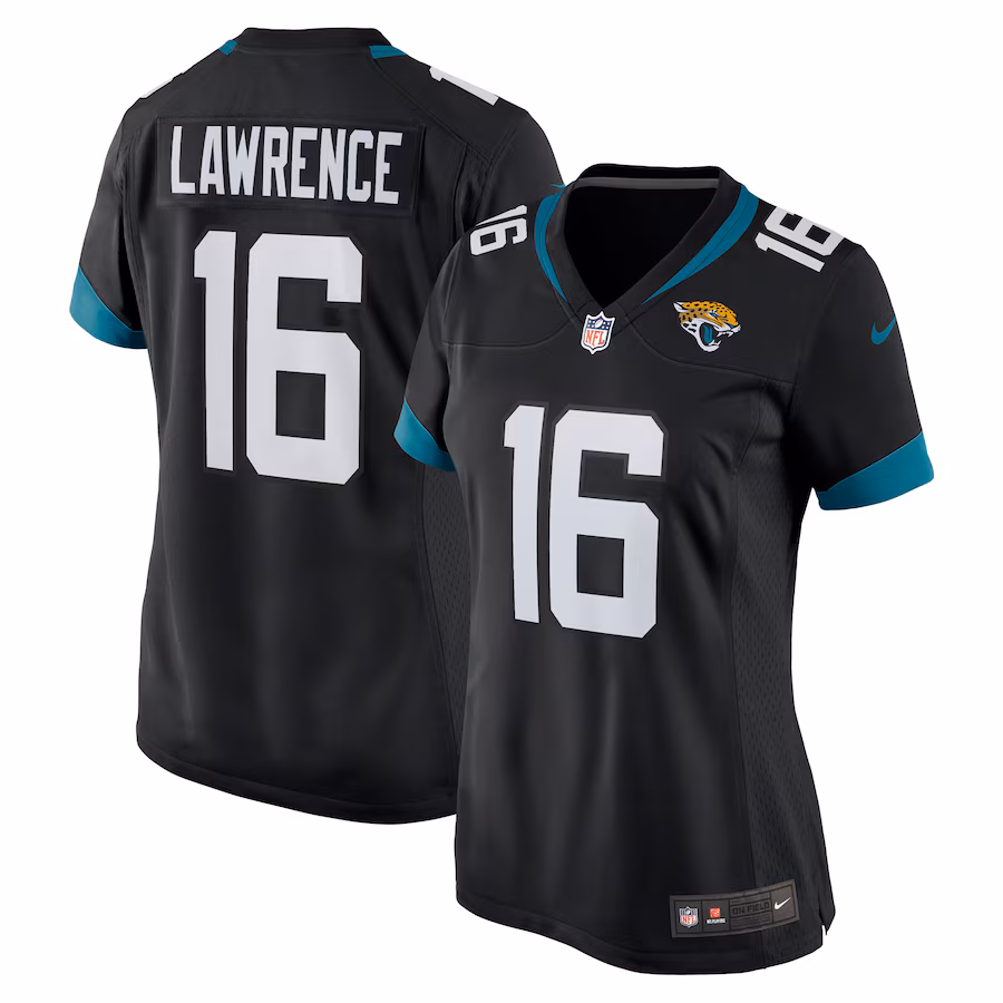 Women's Jacksonville Jaguars Trevor Lawrence Nike Black Alternate Game Jersey - Jersey