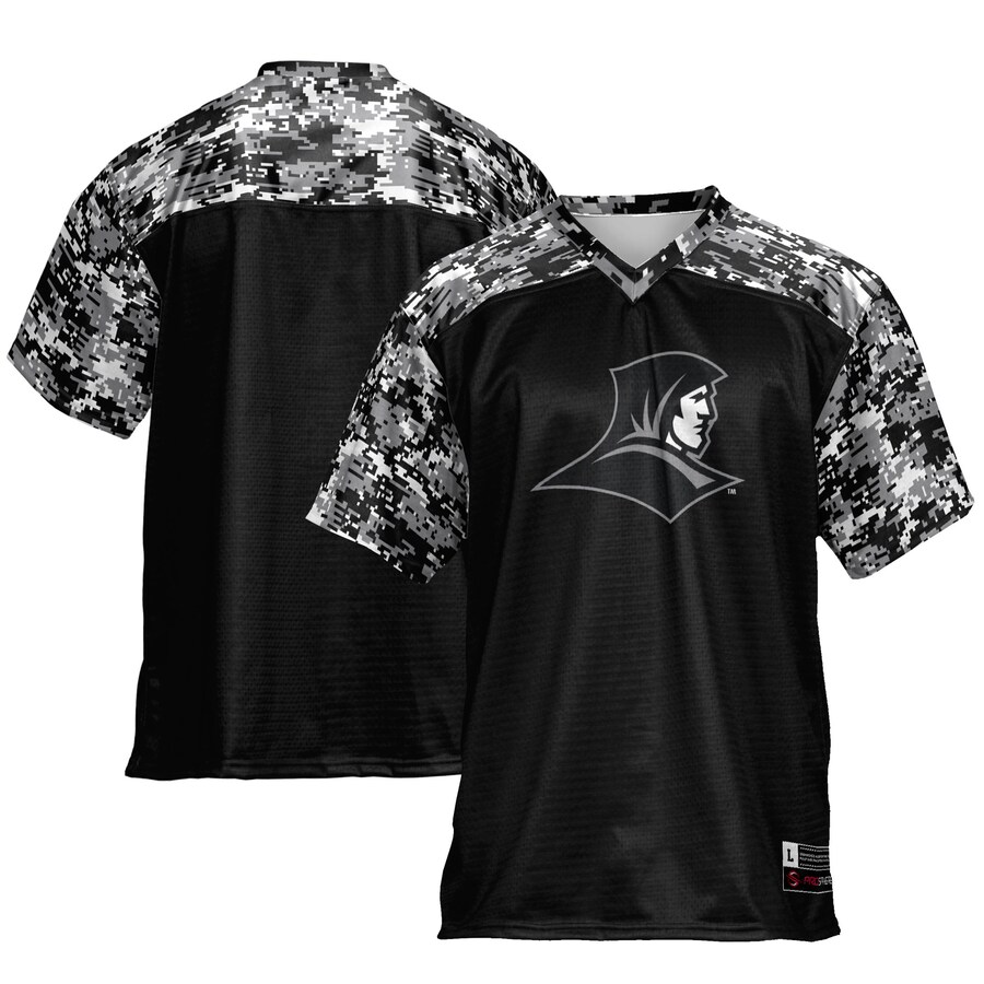 Men's GameDay Greats Black Providence Friars Camo Football Jersey - Jersey