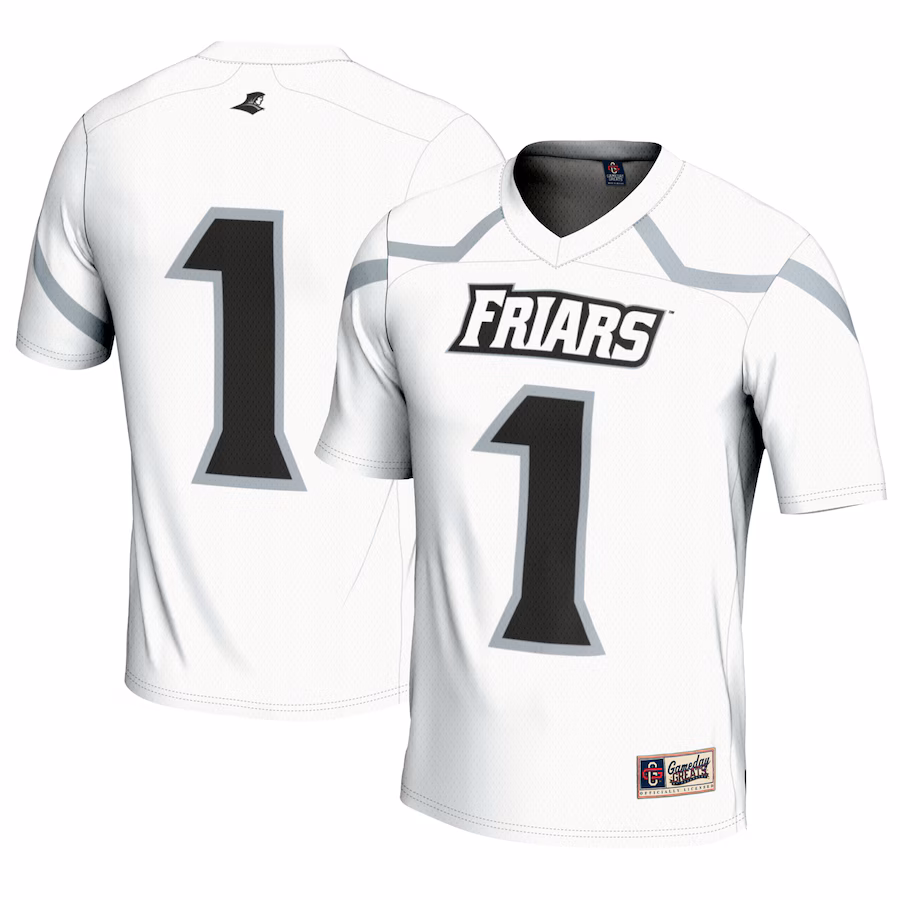 Youth GameDay Greats #1 White Providence Friars Lightweight Lacrosse Jersey - Jersey