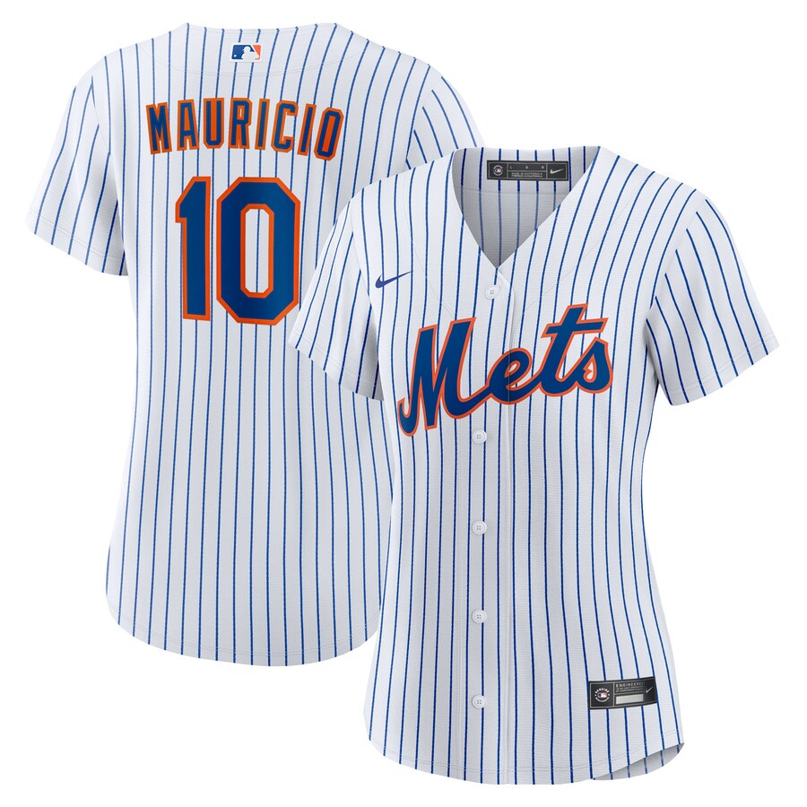 Women's New York Mets Ronny Mauricio Nike White Home Replica Jersey - Jersey