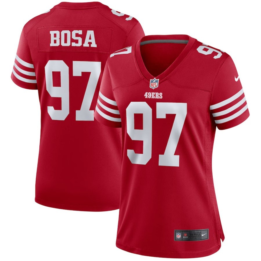Women's San Francisco 49ers Nick Bosa Nike Scarlet Player Jersey - Jersey
