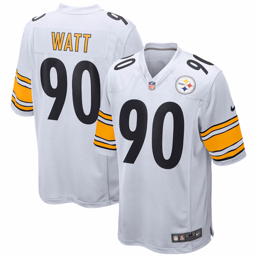Youth Pittsburgh Steelers T.J. Watt Nike White Game Jersey - Jersey