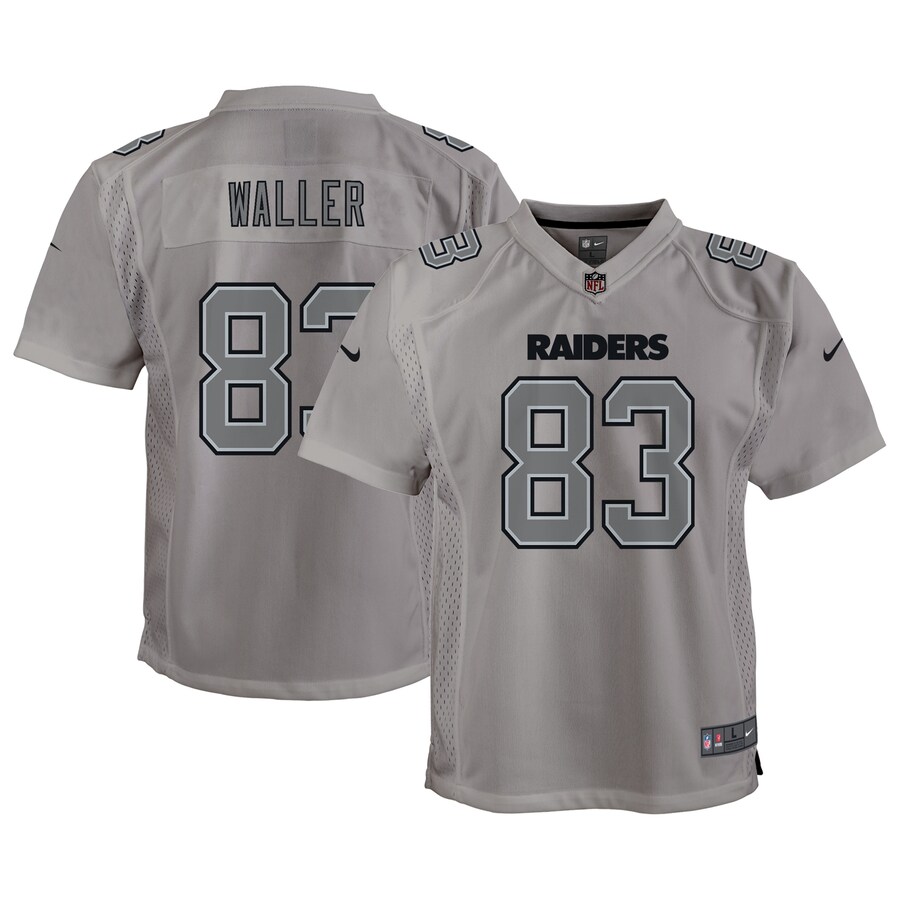 Youth Las Vegas Raiders Darren Waller Nike Gray Atmosphere Game Jersey - Jersey