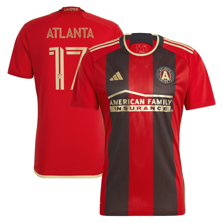 Men's Atlanta United FC adidas Black 2023 The 17s' Kit Replica Jersey - Jersey