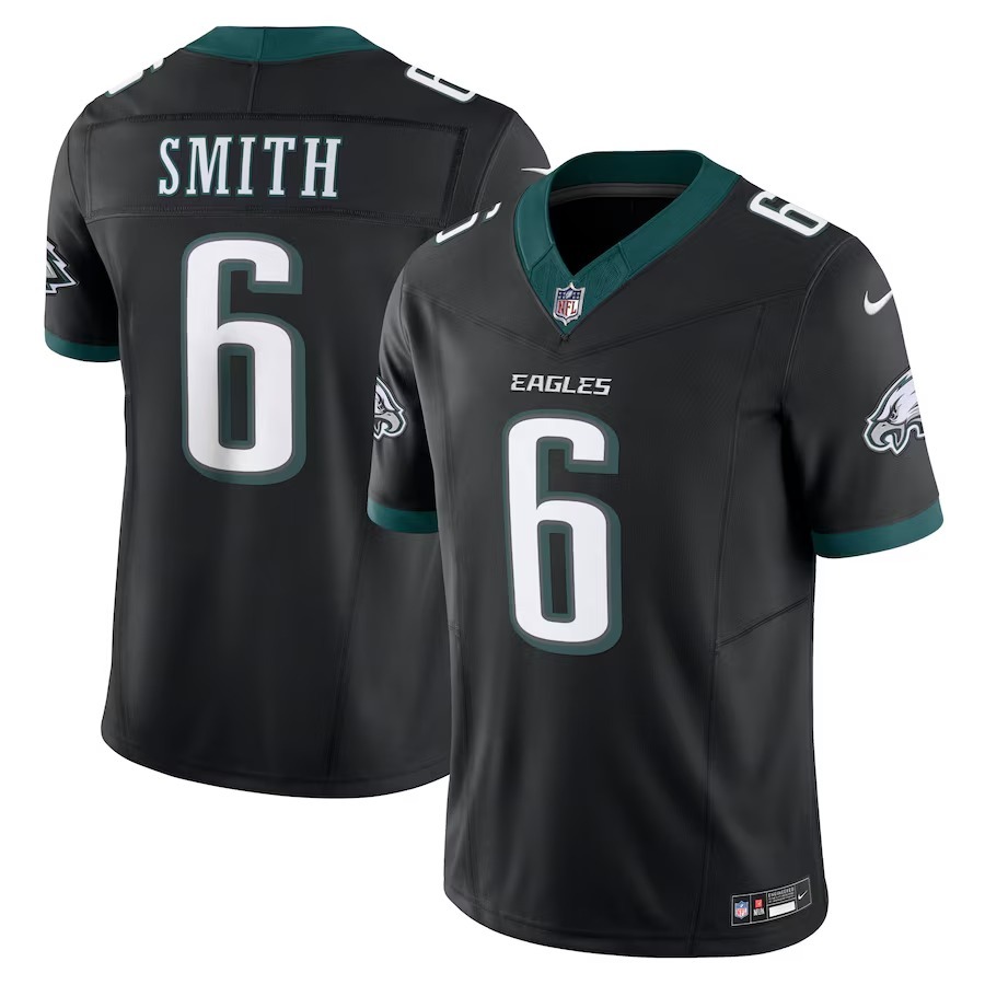 Men's Philadelphia Eagles DeVonta Smith Nike Black Alternate Vapor F.U.S.E. Limited Jersey - Jersey