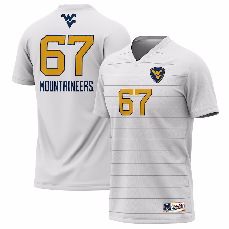 Men's GameDay Greats  White West Virginia Mountaineers Lightweight Soccer Jersey - Jersey